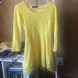 Yellow Homecoming Dress